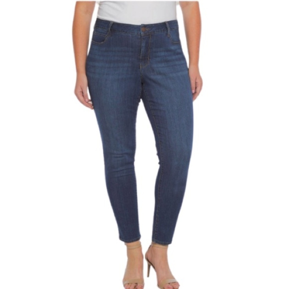 A.N.A Skinny Jeans Whiskered Size 22W Some Stretch